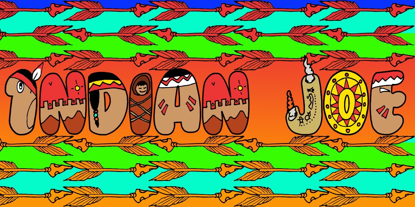 Example font Indian Joe #2